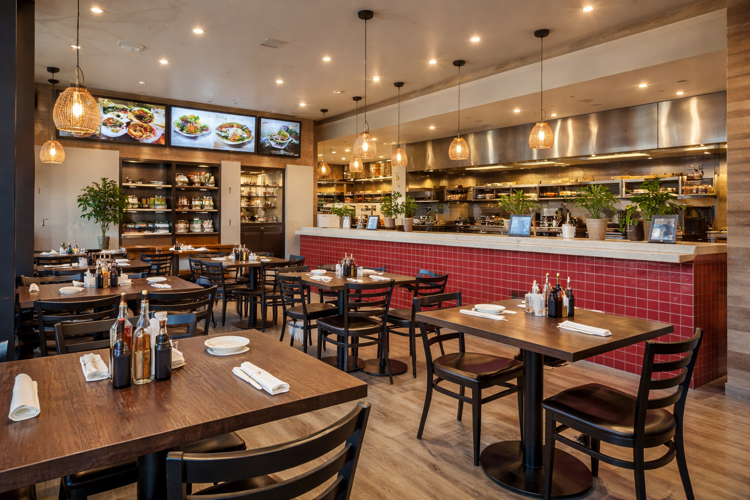 Cedar Flame dining room interior