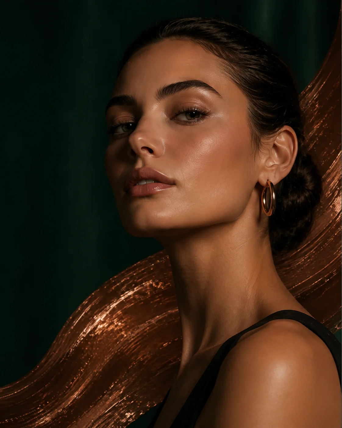 Editorial body portrait representing body sculpting confidence