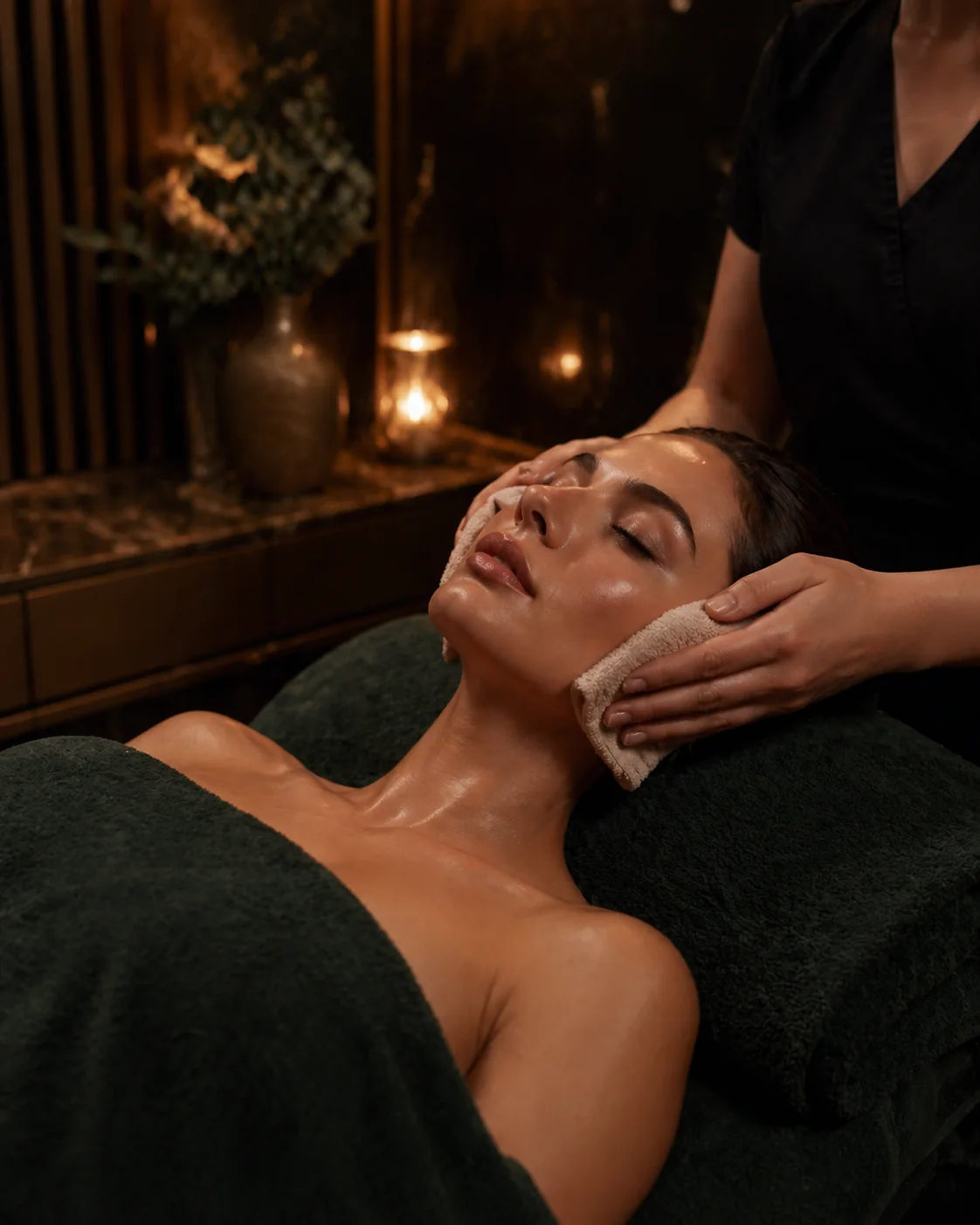 Luxury editorial portrait representing neurotoxin treatment goals