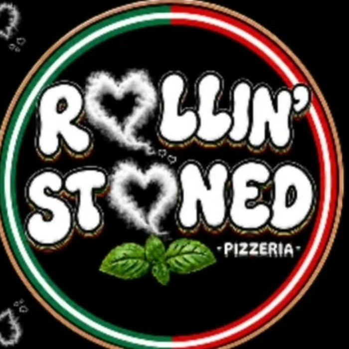 Rollin' 2 Stoned Pizzeria logo